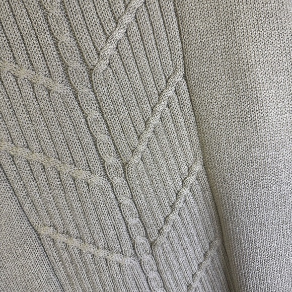 Liz Claiborne Taupe Sweater Dress Medium NWT $138 - Picture 2 of 7